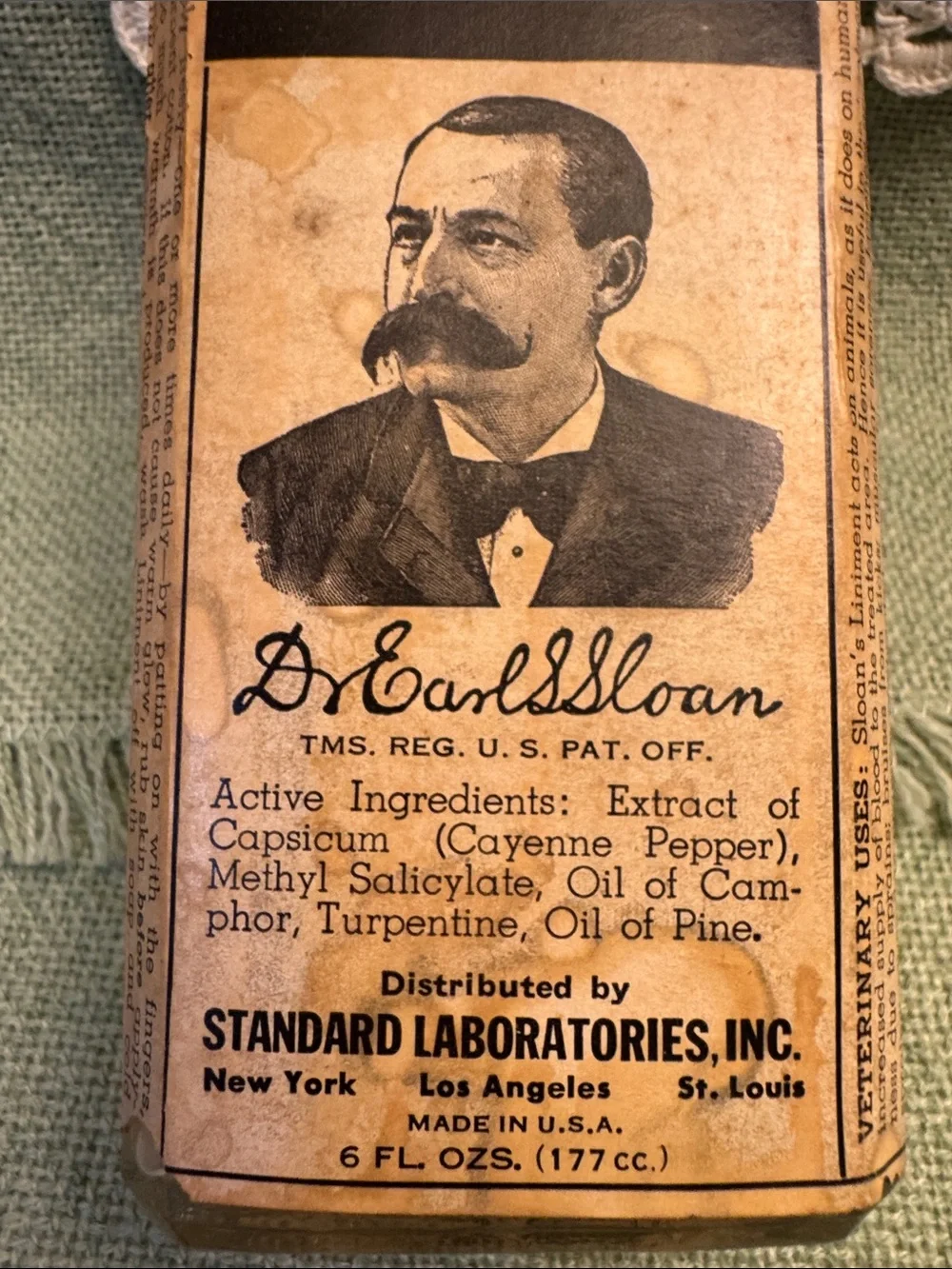 Sloan’s Liniment Bottle